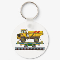Train Flat Car Dump Truck Key Chains keychains by art1st Train Flat Car Dump Truck Key Chains keychains