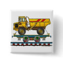 Train Flat Car Dump Truck Pins buttons