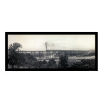 Train From Chicago Photo 1914 posters by lc_panoramicphotos Train From Chicago Photo 1914 posters