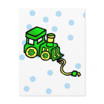 Train Green Postcards