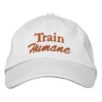 Train Humane embroidered hats by redmare01 Train Humane embroidered hats