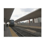 Train in Downtown Los Angeles postcard