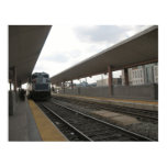 Train in Downtown Los Angeles Poster posters