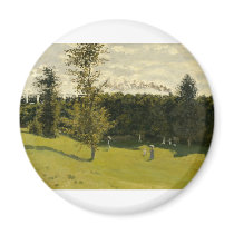 Train in the Countryside (1870) magnets