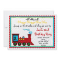 Train Invitations, Choo Choo invitation