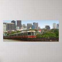 Train Leaving Boston Print