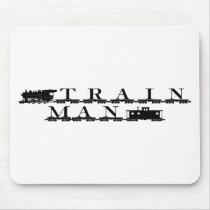 Train man model railroading mousepads by modelrailroading Train man model railroading mousepads