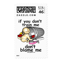 Train me pup postage