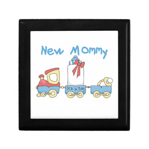 Train New Mommy It's a Boy Gifts Jewelry Boxes