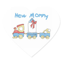 Train New Mommy It's a Boy Gifts Sticker