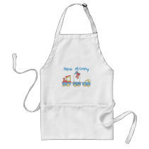 Train New Mommy of Boy tshirts and Gifts Apron