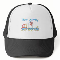 Train New Mommy of Boy tshirts and Gifts Hats