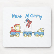 Train New Mommy of Boy tshirts and Gifts Mousepads