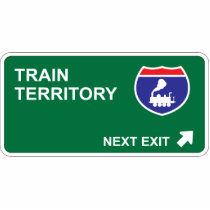 Train Next Exit photo sculptures by whatitis Train Next Exit photo sculptures