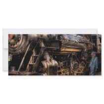 Train - Now boarding Personalized Rack Card