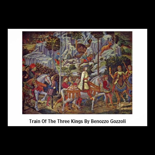 Train Of The Three Kings By Benozzo Gozzoli Posters