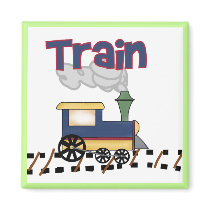 Train on Track Tshirts and Gifts Refrigerator Magnets