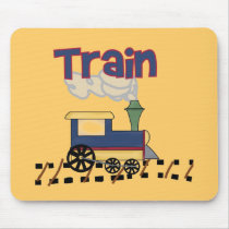 Train on Track Tshirts and Gifts Mouse Pads