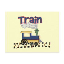 Train on Track Tshirts and Gifts Postcard