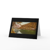 Train Passing by the Delaware Water Gap 1900 cards by lc_vintagephotos Train Passing by the Delaware Water Gap 1900 cards