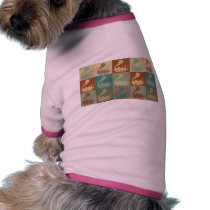 Train Pop Art Pet Tee Shirt