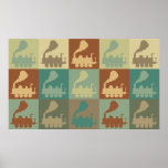 Train Pop Art Posters