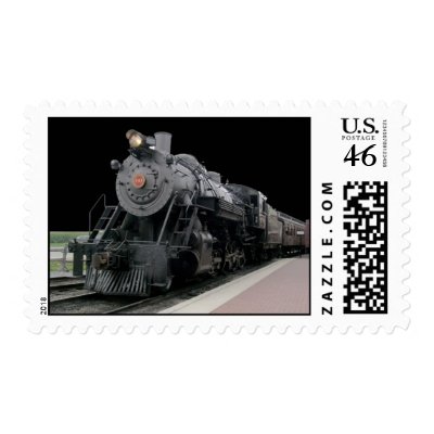 Train Stamp by Minpics