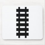 train railway black icon mouse pads