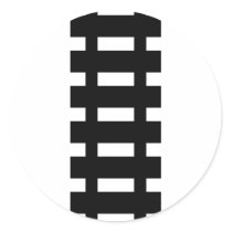 train railway black icon stickers