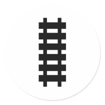 train railway black icon stickers