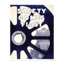 Train Safety First 1937 WPA posters by lc_wpa Train Safety First 1937 WPA posters