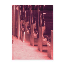 Train Seats in Red postcards by NixxysPicks Train Seats in Red postcards
