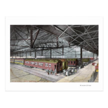 Train Shed at Union Station Postcard