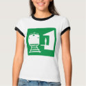 Train Station Highway Sign t-shirts