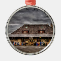 Train Station - The Train Station Christmas Ornaments