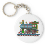 Train Steam Engine Choo Choo Key Chains