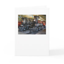Train - Steam Locomotives Card