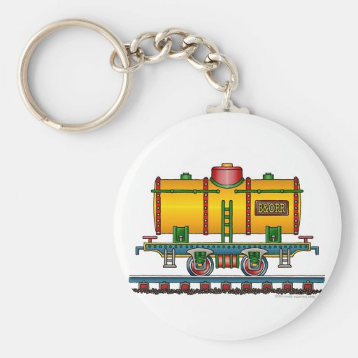 Train Tank Car Railroad Key Chains