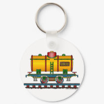 Train Tank Car Railroad Key Chains keychains by art1st Train Tank Car Railroad Key Chains keychains