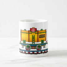 Train Tank Car Railroad Mugs