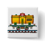 Train Tank Car Railroad Pins buttons