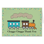 Train Thank You -  Green Cards