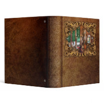 Train - The stationmasters office 3 Ring Binder