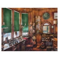Train - The stationmasters office Full Color Flyer