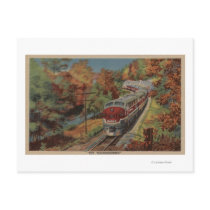 Train-The Thoroughbred, Monon Postcards