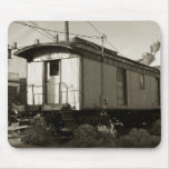 Train Ticket and Rail Mousepad