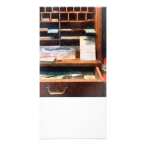 Train Ticket Office Customized Photo Card