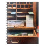Train Ticket Office Spiral Notebooks