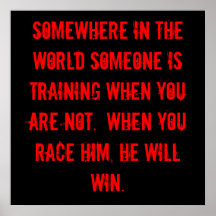 Train to win! poster
