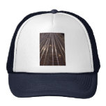 Train tracks mesh hats